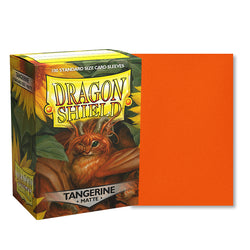 Dragon Shield Matt Tangerine – 100 Standard TCG Sleeves