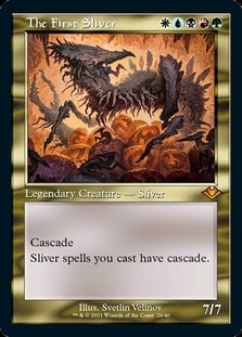 The First Sliver Etched Retro Foil