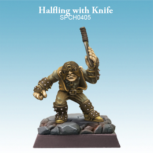 Halfling with Knife - SpellCrow - SPCH0405