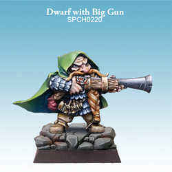 Dwarf with Big Gun - SpellCrow - SPCH0220