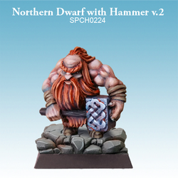 Northern Dwarf with Hammer v2 - SpellCrow - SPCW0224