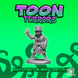Investigator Minty Green - Lucid Eye Toon Terrors - Minty