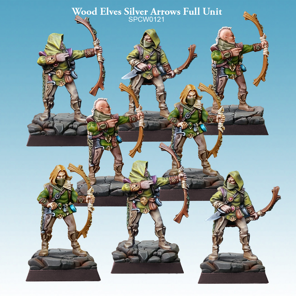 Wood Elves Silver Arrows Full Unit - SpellCrow - SPCW0121