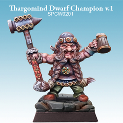 Thargomind Dwarf Champion v.1 - SpellCrow - SPCW0201