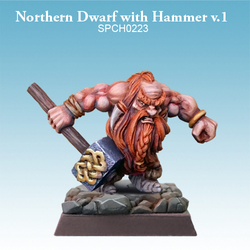 Northern Dwarf with Hammer v1 - SpellCrow - SPCW0223