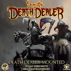 Death Dealer Mounted - Lucid Eye Frazetta - DDMount