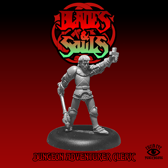 Dungeon Adventurer Cleric - Lucid Eye Blades & Souls - CLERIC