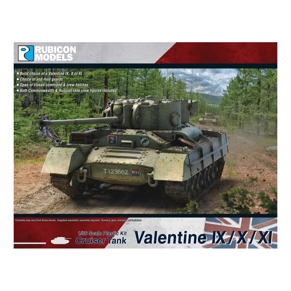 Valentine IX-XI 1/56 Scale Cruiser Tank Model