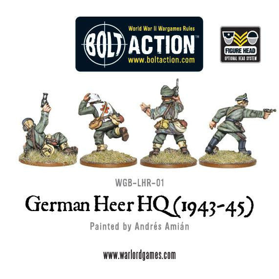 German Heer Army HQ (1943-45) - Bolt Action :www.mightylancergames.co.uk