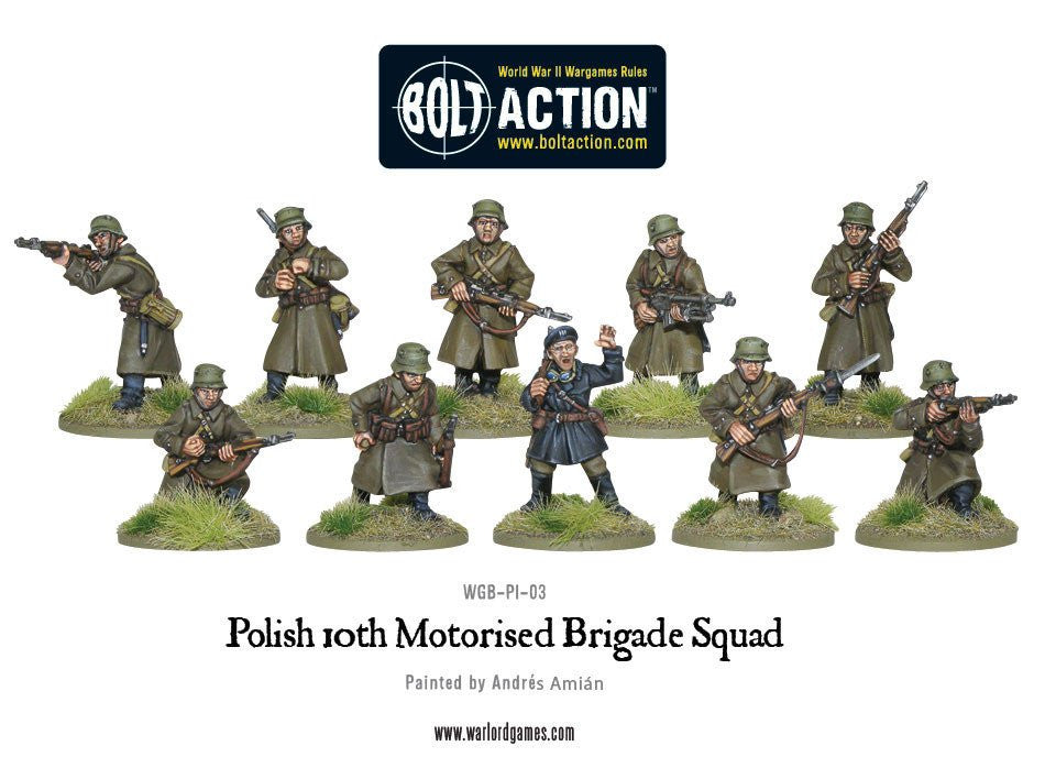 Polish 10th Motorised Brigade Squad - Poland (Bolt Action)
