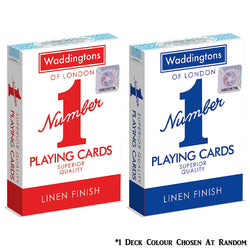 Waddingtons Playing Cards Number 1 Linen Finish