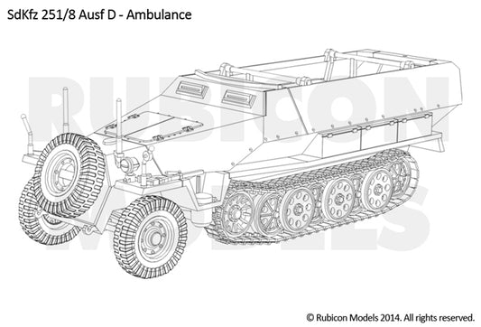 German SdKfz 251 Ausf D (3-in-1)...