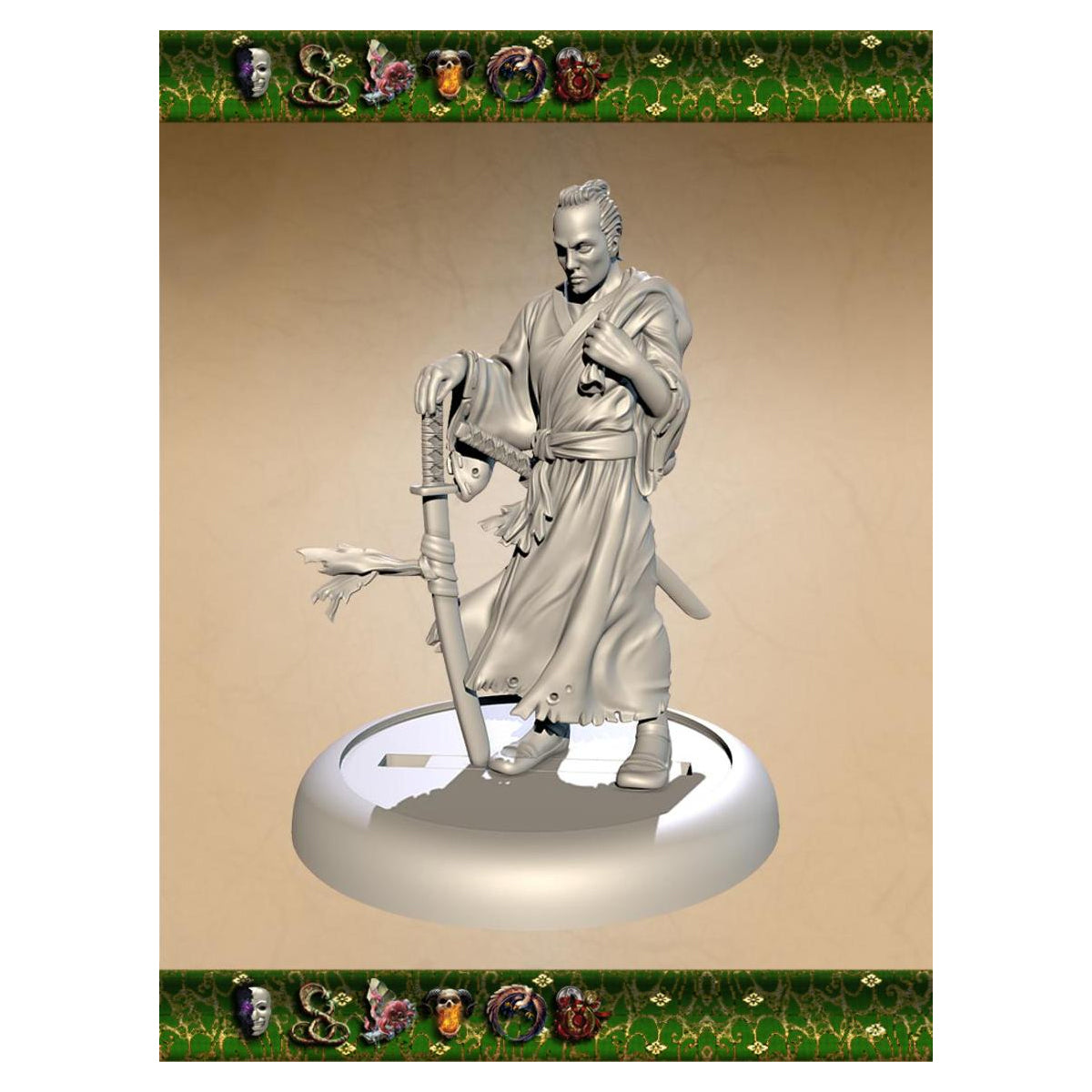 Ying-Jian Bushido Ronin & Kami Blister