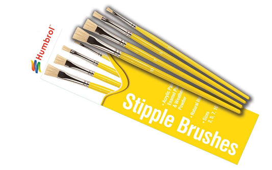 Stipple Brush Pack - Humbrol 4306