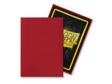 Dragon Shield Matte Red – 100 Standard Size Card Sleeves