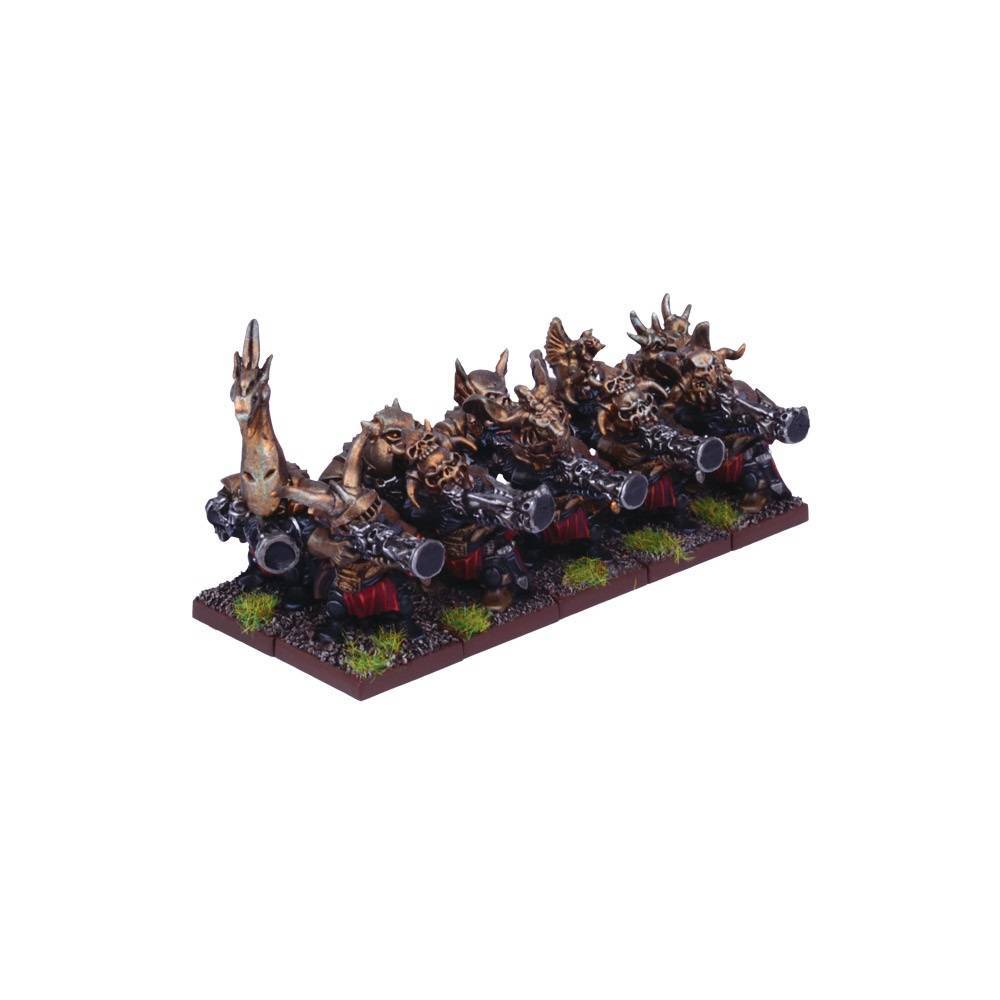 Abyssal Dwarf Decimator Troop (Kings of War) :www.mightylancergames.co.uk