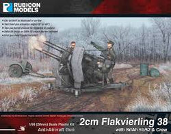 2cm Flakvierling 38 with SdAh 51/52 & Crew: www.mightylancergames.co.uk