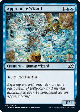 Apprentice Wizard - 40/332 -Double Masters
