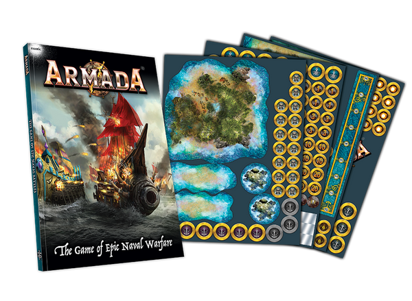 Armada Rulebook and Counter Set - Naval Combat in the Kings of War Universe