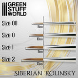 Size 1 -GOLD SERIES Siberian Kolinsky Brush 2358-Green Stuff World