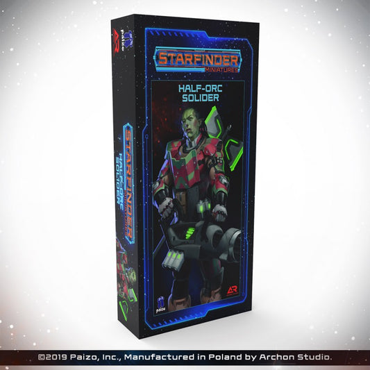 Half Orc Soldier - Starfinder Mi...