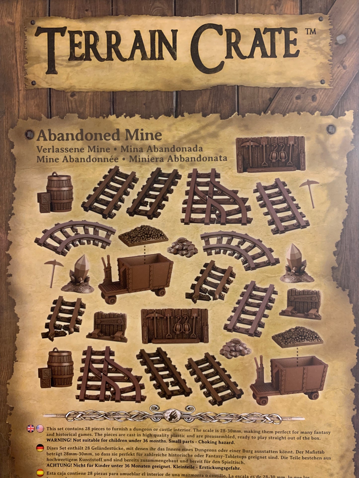 Abandoned Mine - Terrain Crate :www.mightylancergames.co.uk