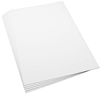 White Plastic Card for Model Making 80/000" / 2mm (9" x 12")