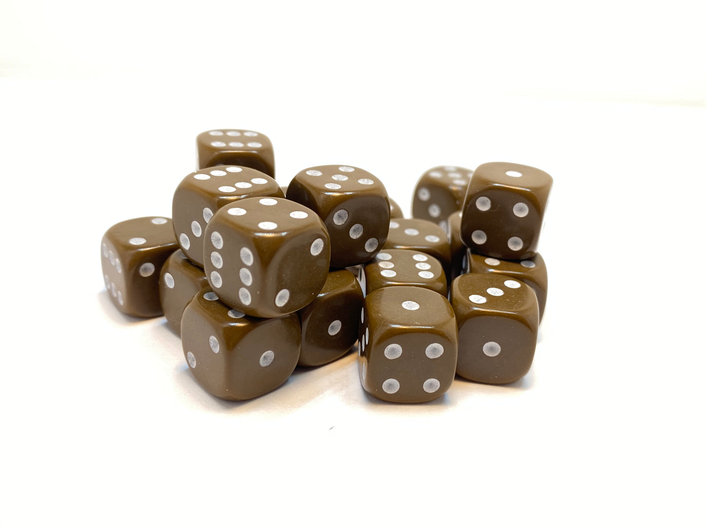 Brown - 20 x 12mm D6 (12BD6)