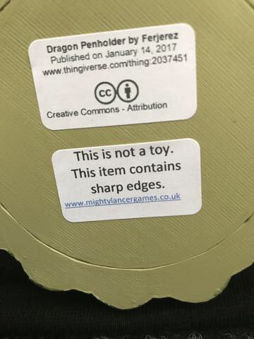 Dragon Pot - Unpainted- short spikes