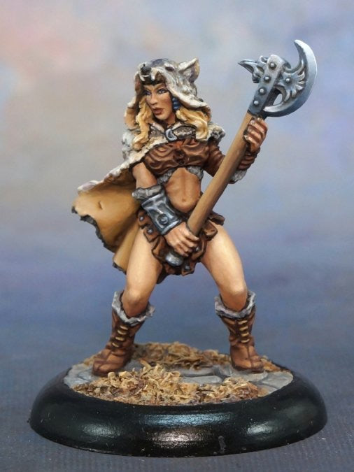04008 - Kyrie, Female Barbarian :www.mightylancergames.co.uk