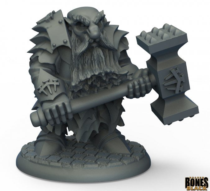 44010 Dark Dwarf Pounder (Bones Black)