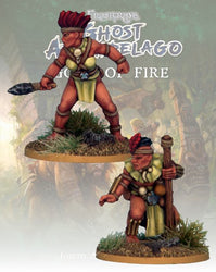 Tribals Pearl Diver & Guide  - FGA312 (Ghost Archipelago - Gods of Fire) :www.mightylancergames.co.uk