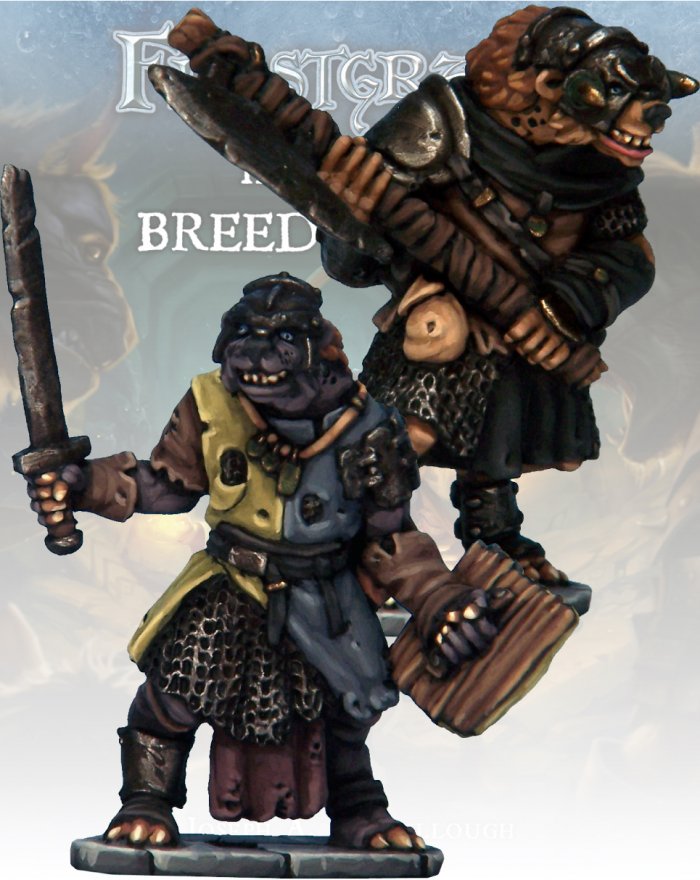 Frostgrave - Gnoll Knight & Templar: www.mightylancergames.co.uk