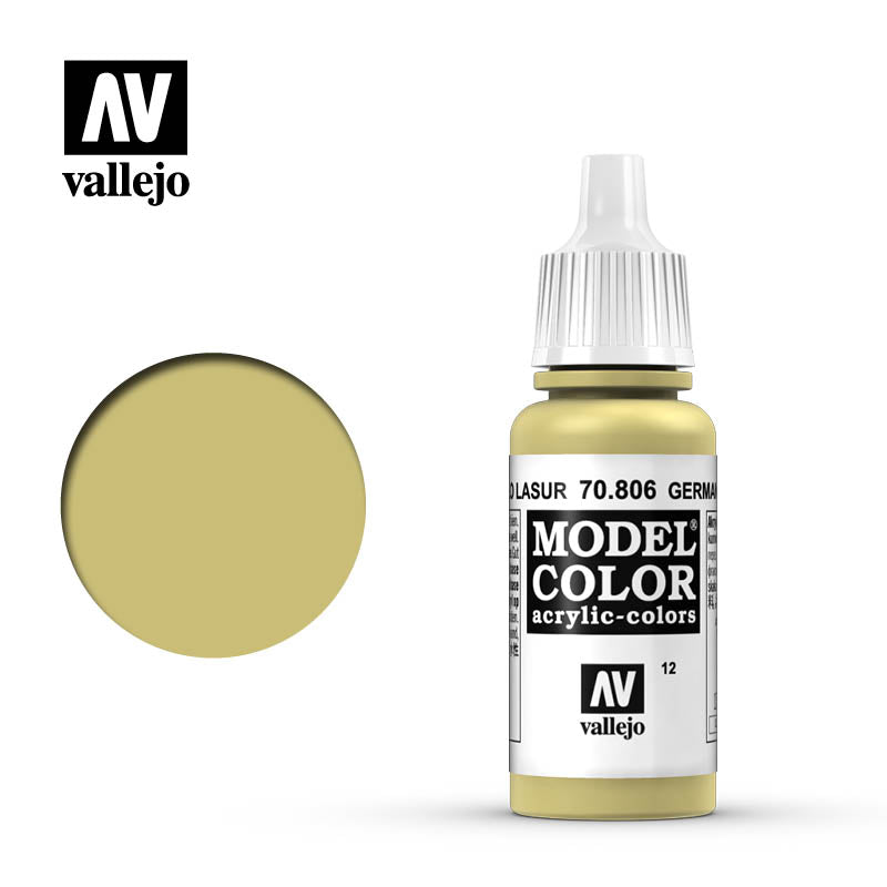 70.806 - German Yellow (Vallejo Model Colour) :www.mightylancergames.co.uk
