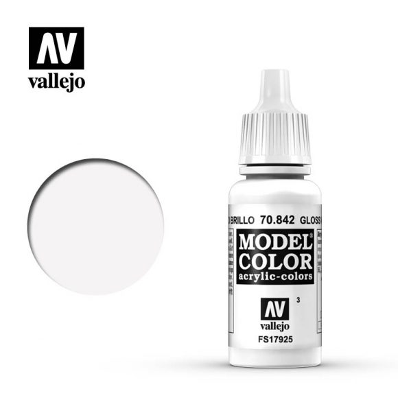 70.842 - Gloss White (Vallejo Model Color) :www.mightylancergames.co.uk