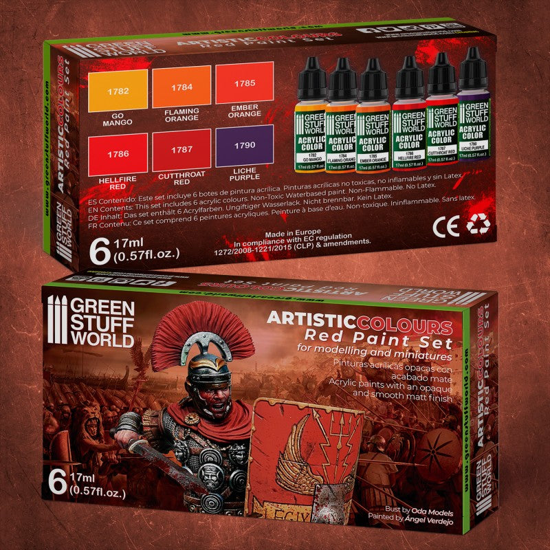 Paint Set - Red- 10118- Green Stuff World