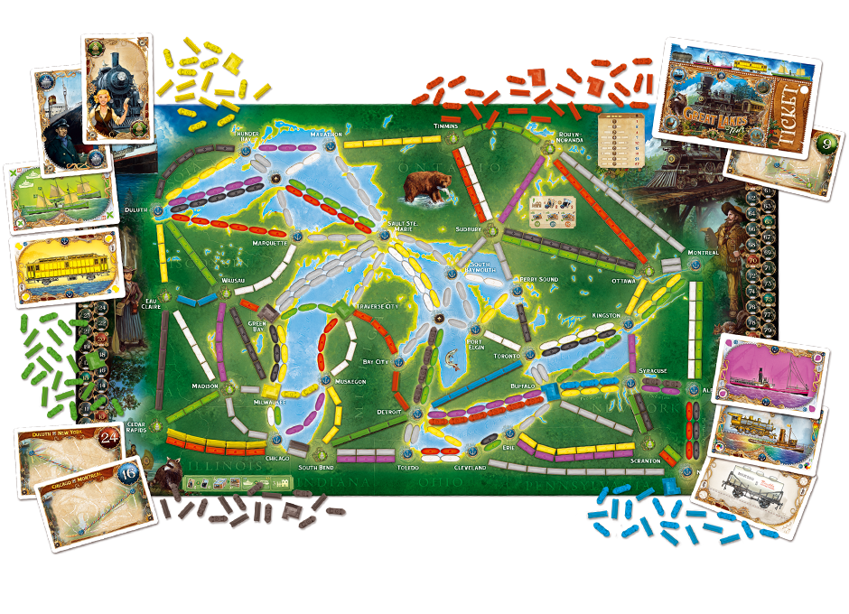 Ticket to Ride - Rails & Sails :www,mightylancergames.co.uk