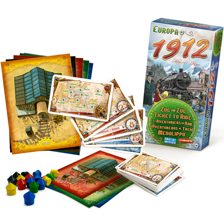 Ticket to Ride - Europa 1912 (Board Game Expansion) :www.mightylancergames.co.uk 
