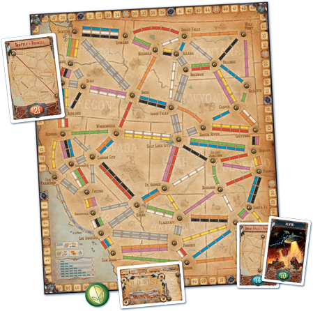Ticket to Ride - France & Old West: Map Collection