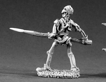 02138: Skeleton Pikeman by Ed Pugh