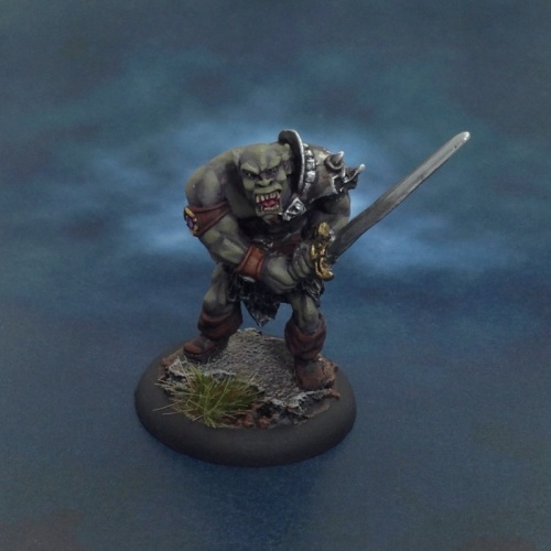 02335: Black Orc Warrior by Sandra Garrity