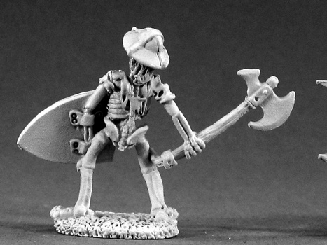 02128: Skeleton With Axe by Ed Pugh