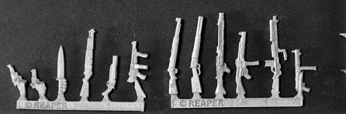 reaper miniature 50030: 20th Century Weapons: www.mightylancergames.co.uk