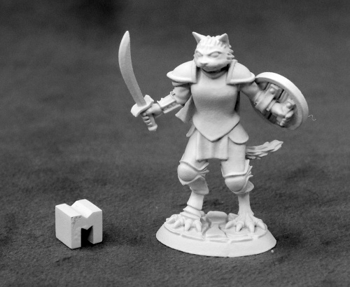 03928: Steelclaw, Catfolk Paladin