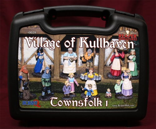 Reaper Townsfolk Set I - 28mm Scale Unpainted Miniatures For RPG & Tabletop Gaming