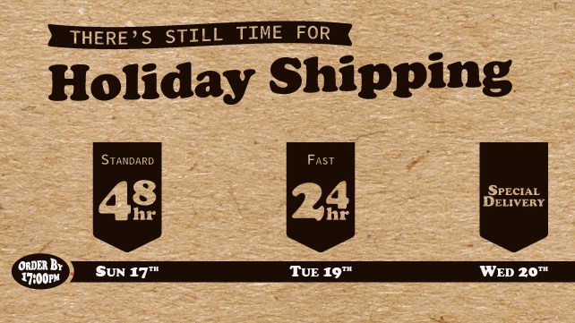 Festive Shipping Dates