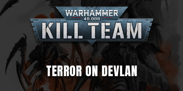 Kill Team Terror on Devlan email header graphic.