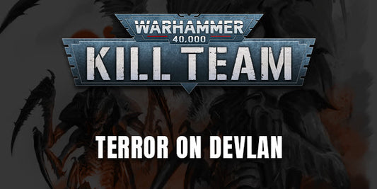 Kill Team Terror on Devlan email header graphic.