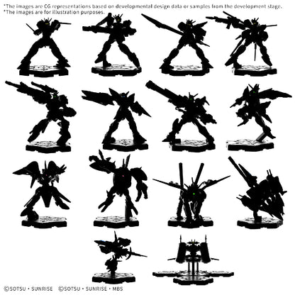 Gundam Assemble Deluxe Set 02 Model Silhouettes