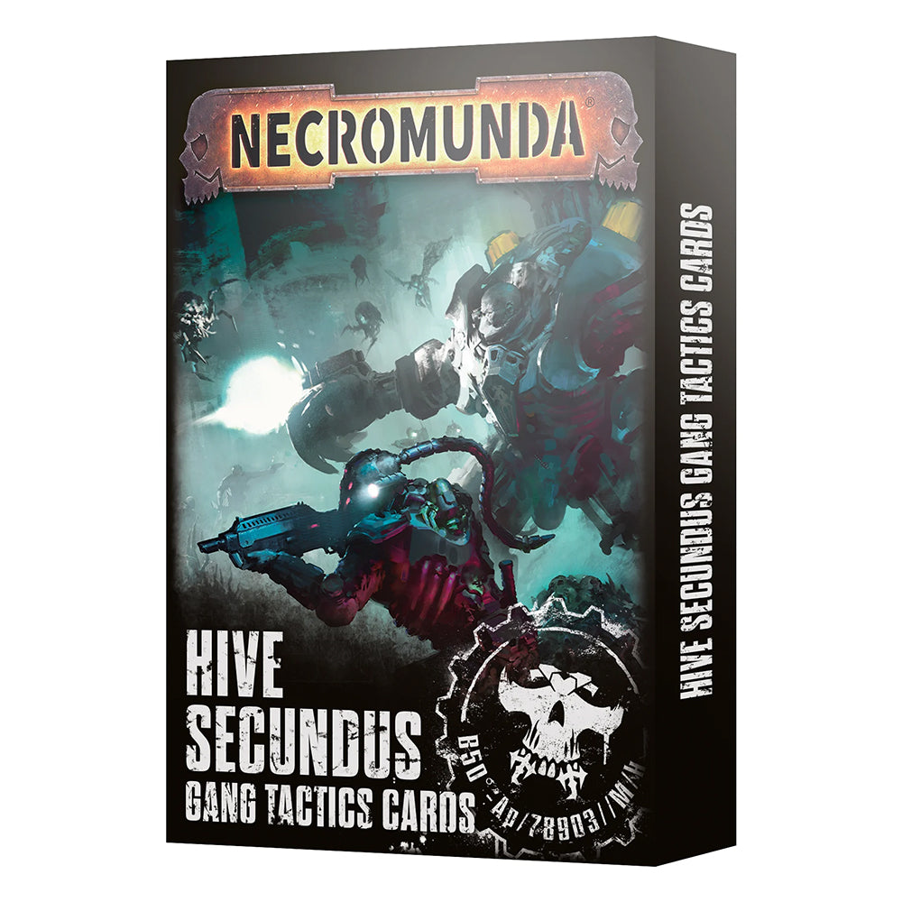 Necromunda Hive Secundus Tactics Cards - Game Reference Deck